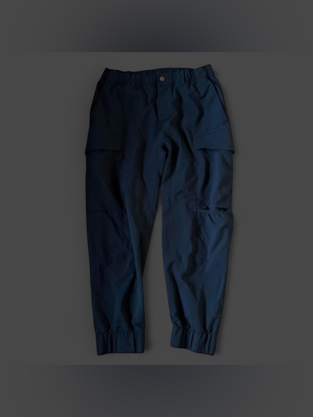 Lululemon dark Navy blue cargo joggers Men size: 34 #cargo #outdoor